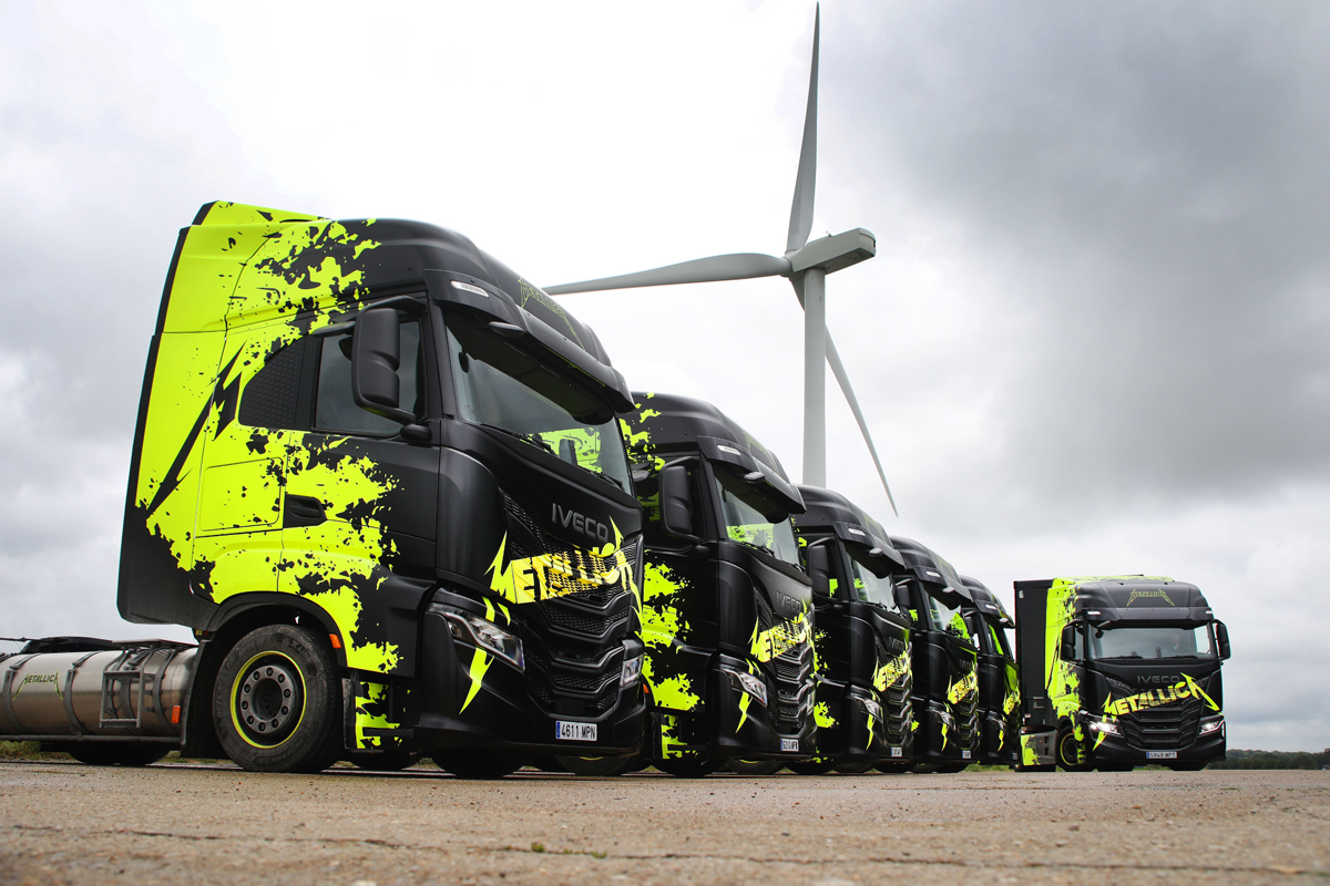 You are currently viewing Metallica Tour mit 32 Iveco Trucks