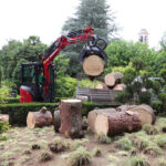 Yanmar ViO33-6 Minibagger bei Vimercati Giardini