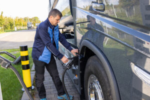 Volvo Trucks Elektro-Lkw bei Rockbird