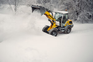 Liebherr Radlader im Winterdienst