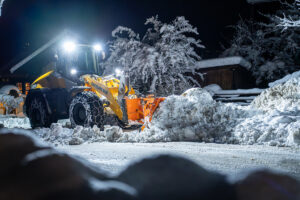 Liebherr Radlader im Winterdienst