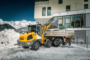 Liebherr Radlader im Winterdienst