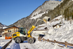 Liebherr Radlader im Winterdienst