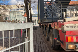 BKL errichtet Containeranlage am Klinikum Schwabing in 8 Tagen