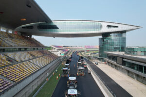 Dynapac Maschinen bei der Sanierung des Shanghai International Circuit